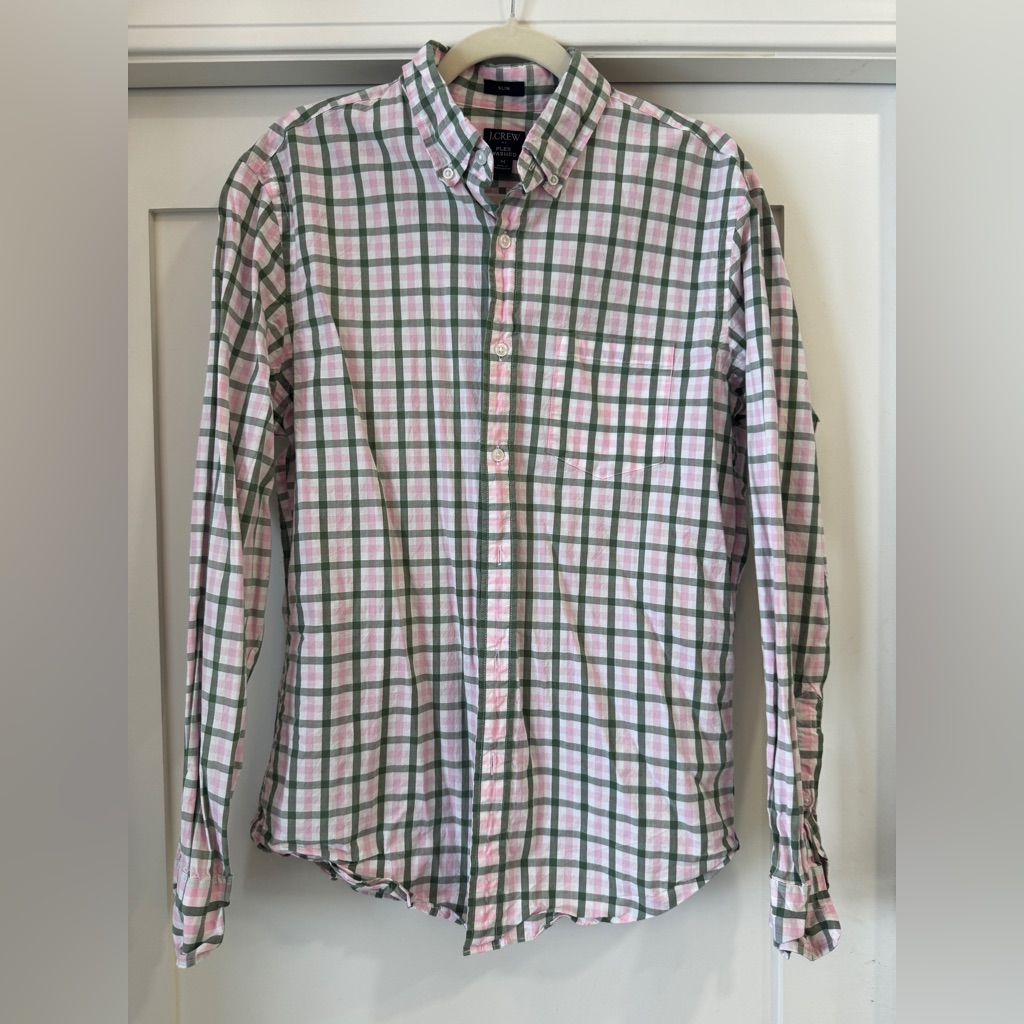J.Crew Men’s Button Down, Slim Fit Size Medium